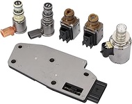4L60E Transmission Master Solenoid Kit 6Pcs Transmission Valve Set Compatible with GM EPC Shift