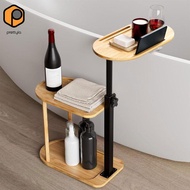 [prettyia] 360Swivel Couch Side Table Bathroom Storage Tray Waterproof Retractable Rust Resistant Wo