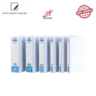 F&1 2D Ring File White PVC A4 Ring File Binder  2D 3D 4D Folder  10mm–80mm Document Original  Office