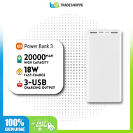 Xiaomi Mi PowerBank 20000mAh 3 QC 3.0 Fast Charging V3 PLM18ZM USB-C Fast Charge 18W / 22.5W PB2022ZM