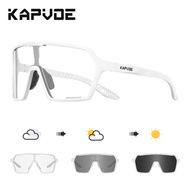 KAPVOE Photochromic Cycling Glasses Outdoor Sports Running Glasses MTB Cycling Sunglasses UV400 Road