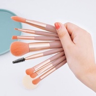 G (G9) TREVEL MAKE UP BRUSH/FREE POUCH 8 IN 1 MAKE UP BRUSH/