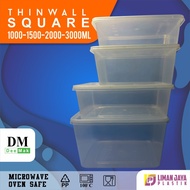Thinwall DM SQ 1000ml-1500ml-2000ml-3000ml (1 pack isi 25 pcs)
