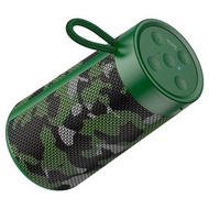 Hoco HC13 Mini Wireless Speaker Sports Bluetooth Portable Loudspeaker Outdoor BT 5.0 TWS 3 Hours FM TF AUX USB TWS Diaphram Speakers Camping Hiking Picnic Riding Universal Camouflage Camo Green 6" hoco. 通用迷你無線運動藍牙喇叭無綫揚聲器隨行環迴立體聲音箱播放器戶外露營行山爬山野餐單車便攜迷彩綠色