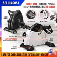 SellinCost FitExperte COMBO Europe Grade Mini Exercise Bike Pedal Bike with Handle 1Y Warranty Rehabilitation Therapy Mobility Cycle Bicycle Flexible Multi-Resistance Gym Equipment Basikal Senaman Kaki Basikal Fisioterapi Basikal FE- GEB300