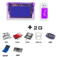 R* Compatible For GBA GBM IDS-NDS NDSL-SD Flash Card Adapter Cartridge 2GB Game Backup Device with U