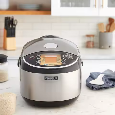 Zojirushi-Pressure Induction Heating Rice Cooker 10 Cups Capacity Smart Cooker and Warmer