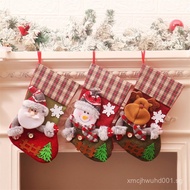 Hot-Selling New Arrival Cross-Border Large Cartoon Fence Christmas Stockings Christmas Decorations C