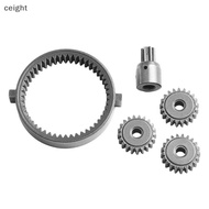 [ceight] 5 In 1 Metal Electric Drill Parts Epicyclic Gear 7 Teeth Motor Teeth/ Big Gear 50 Teeth TH