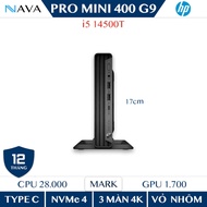 Mini PC HP Pro Mini 400 G9 i5-14500T Gen14 RAM DDR5 SSD NVMe hiệu năng chuẩn văn phòng
