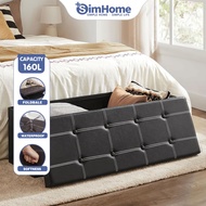 SimHome 160L Foldable Storage Bench Kerusi Simpan Barang Large Capacity Storage Sofa Box Storage Sto