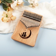 17/21 keys Moon cat Kalimba Thumb Piano Acoustic Finger Piano Music Instrument