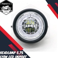 PREMIUM Daymaker 5.75 inch Lyon Motor Headlight W175 XSR 155 Benelli Harley best Original