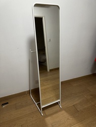 IKEA KNAPPER 全身鏡 白色 48x160cm