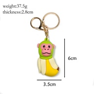 พวงกุญแจ Tung Tung Tung Sahur Tralalero Tralala พวงกุญแจห้อยกระเป๋าโมเดลตุ๊กตาแอคชั่นของขวัญพวงกุญแจ