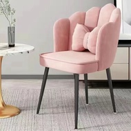 European Style Chair Felt Cushion Good Quality Black Steel Legs Looks Beautiful Stylish Luxurious An