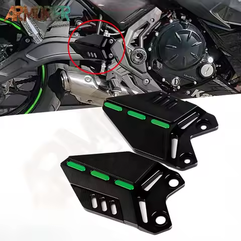 Motorcycle Accessories Footpeg Footrest Brake cylinder Heel Plates Guard Protector For KAWASAKI Nin-
