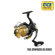 TICA - SPINFOCUS 2500/3500/4500/6000 GRAPHITE BODY SPINNING REEL (GS SERIES)
