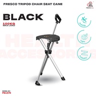 FWJ178 เก้าอี้สามขา Fresco เบาะไม้เท้า