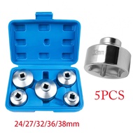 Oil Filter Removal Wrench Set 5PC For 3/8 Inch Drive Compatible 24mm to For 38mm