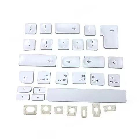 Replacement Keyboard Laptop KEY & Clips For Logitech Craft MX Keys Mini White Up down left right Fn 