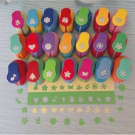 1.5cm flower stamping, handmade flower and leaf stamping, chrysanthemum stamping, butterfly stamping