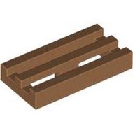 [MB] LEGO 樂高 6452541 2412b Tile, Modified 1 x 2 Grille 深膚色