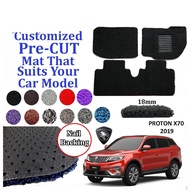 Proton X70 18MM Customized PRE CUT PVC Coil Floor Mat Anti Slip Carpet