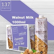 137 Degrees Real Walnut Original Milk Non Dairy Milk 12 x 1 Liter