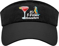 It is 5 Oclock Somewhere Caps Visor for Men Baseball Hat Uv Protection Golf Hats