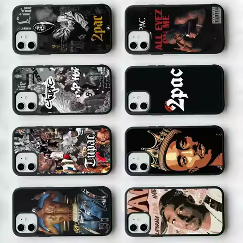 Rapper 2pac Singer Tupac 2 Phone Case For iPhone 17 16 Pro Max 17 Air 16E 13 12 Mini 14 15 Plus 11 P