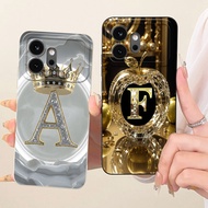 Phone Case For Honor 600 VKJ-NX9 / 600 Pro VKP-NX9 Soft Silicone Back Cover Initial Letters Pattern 