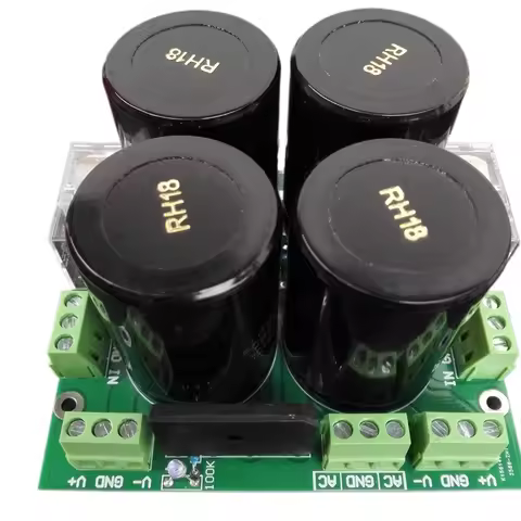 Amplifier power supply rectifier filter upc1237 speaker protection board NOVER capacitor 10000UF/63V