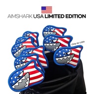 Green Pine Golf NEW "AIMSHARK American Version IRON Set Golf Iron Cover Set (9 Items) $