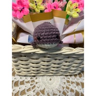 GANTUNGAN Whale Crochet | Knitted Whale | Keychain - Keychain