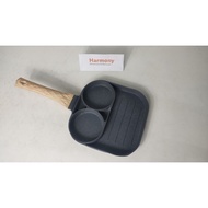 Marble 2-Hole Non-Stick Egg Fry Pan