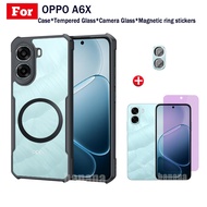 4 in 1 OPPO A6X A 6X Shockproof Phone Case With Magnetic Wireless Charging Sticker For OPPO A5X A5 P