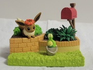 日本 RE-MENT 推出的「寶可夢花園：灑落陽光的午後」（Pokémon Garden: Afternoon Sunlight）系列中的 第6款（伊布/伊貝 & 含羞苞）