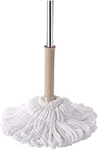 Microfiber Twist Mop Hand Release Washing Mop Floor Cleaning Dust Mops，Household Stainless Steel Lazy Mop (Color : Brown) Commemoration Day