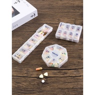 pill box medicine storage box Portable Packing Pill Box 7 Days Pill Storage Box