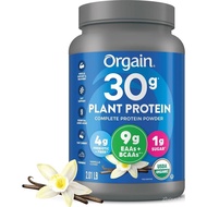Orgain Organic Vegan 30g High Protein Powder, Vanilla, 2.01 lb