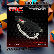 Trc racing power pipe for yamaha mio sporty soulty  fino  soul moto project