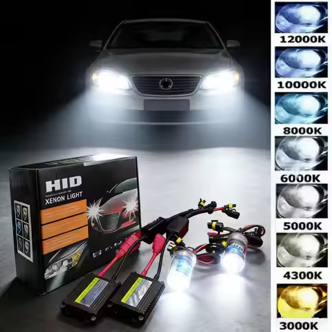 2X Xenon H7 H4 H1 H3 H11 9005 9006 880 Car Headlights Bulbs 12V 55W Ballast Light Kit 3000K 4300K 60