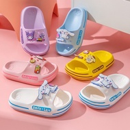 Imported Kuromi Cinnamoroll Hello Kitty Smile-Love Children's Jibbitz Slop Sandals