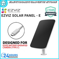EZVIZ Solar Charging Panel - E ( TYPE C ) Compatible with EB8 4G 3MP Battery Powered Wireless Camera