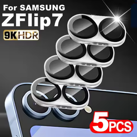 For Samsung Galaxy Z Flip 7 5G Clear Tempered Glass Camera Lens Film For Samsung Z Flip7 ZFlip7 ZFli