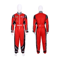 F1 Racer Jumpsuit - Red Racing Stage Costume