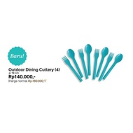 Tupperware ORIGINAL TUPPERWARE outdoor dining cutlery (4 Pairs)