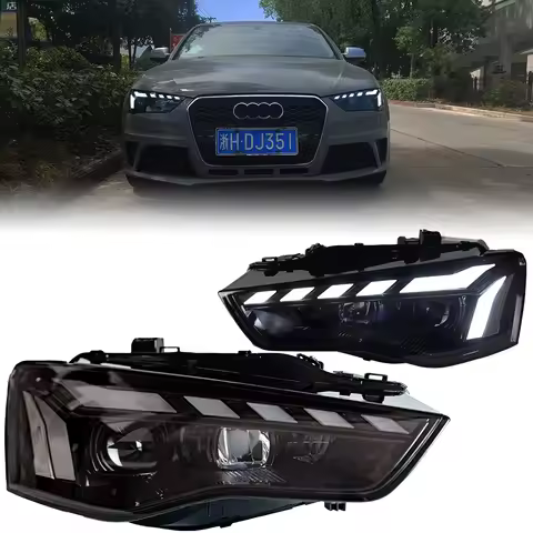 Head Light For Audi A5 2013-2016 автомобильные товары Head Lamp LED Lights Car Accessories Audi A5 H