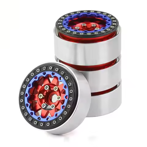 1/10 RC Crawler Car Spare Part 1.9 Inch Metal Beadlock Wheel Hub Rim TRX4 Axial SCX10 AXI03006 Gladi